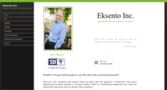 Desktop Screenshot of eksento.com