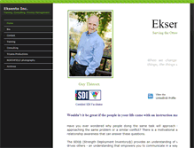 Tablet Screenshot of eksento.com